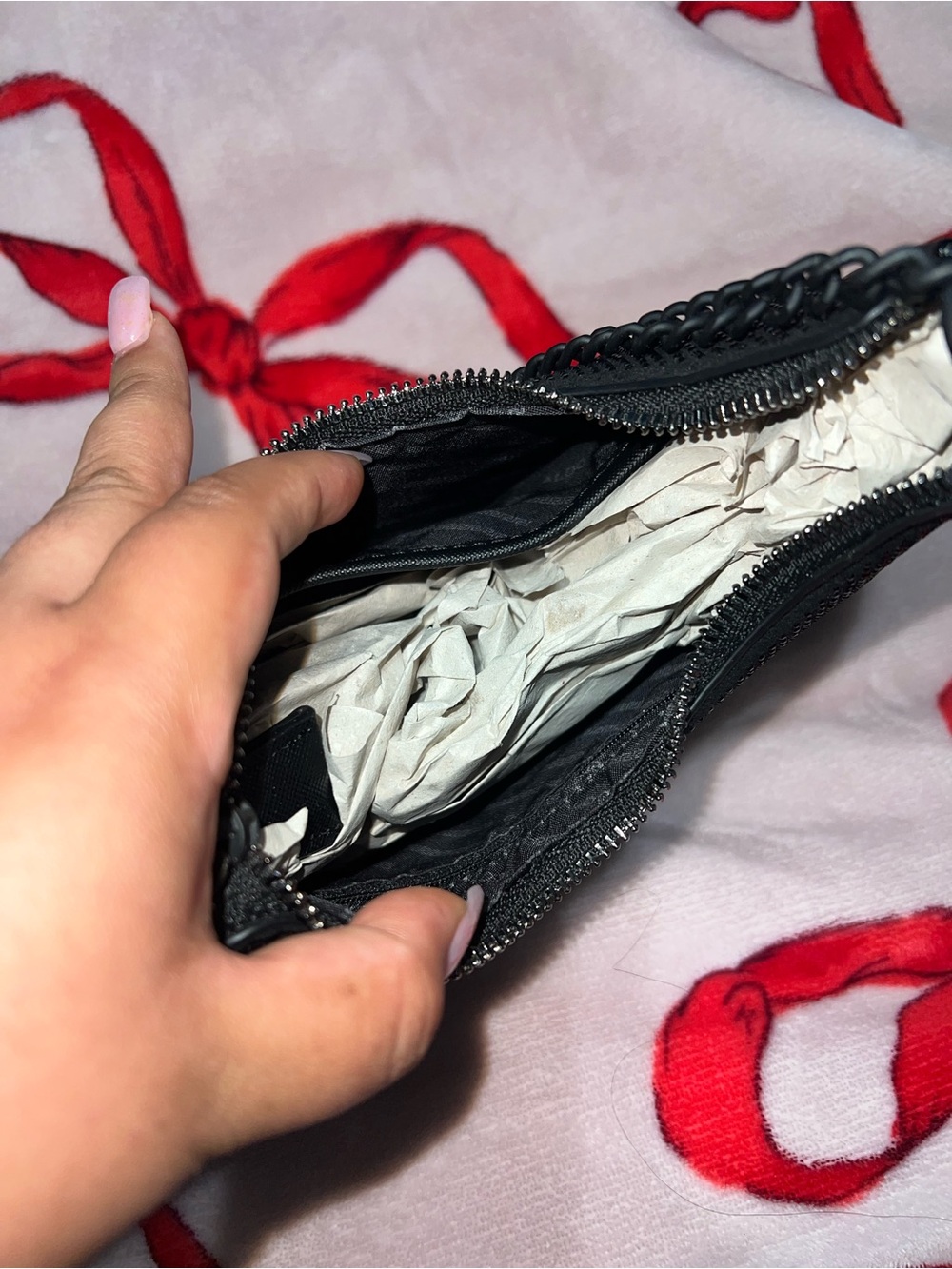 Aldo Black Rhinestone Purse - Picture 2 of 5